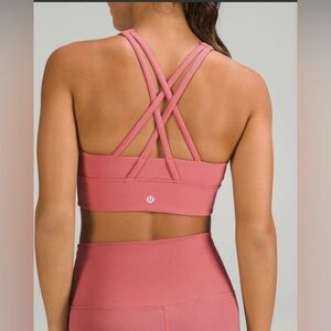 Lululemon Energy High-Neck Longline Ribbed Luxtreme Bra